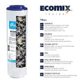 Ecosoft Ecomix D531 10" Ανταλλακτικό Φίλτρο Ρητίνης και Ενεργού Άνθρακα 