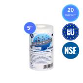 Aquafilter FCPS20-5 5" 20μm Ανταλλακτικό Φίλτρο Πολυπροπυλενίου (melt-blown) 