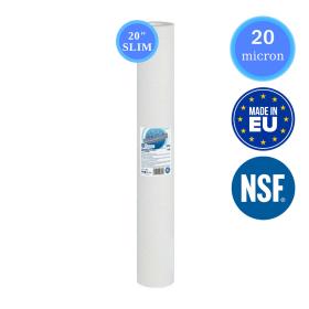 Aquafilter FCPS20-L slim 20&quot; 20μm Ανταλλακτικό Φίλτρο Πολυπροπυλενίου (melt-blown) 