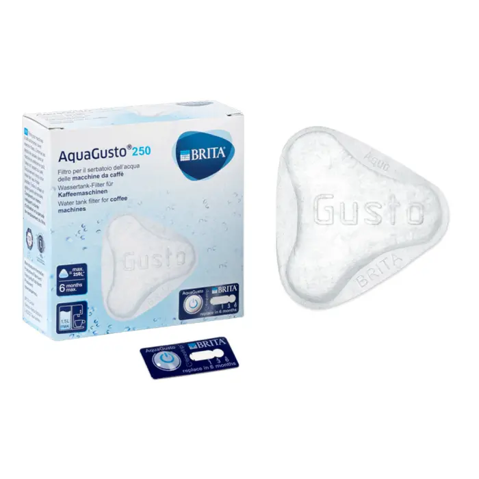 Filtro Per Serbatoio Acqua AquaGusto 250 CU | Per Macchine Da Caffè | Riduce Calcare E Migliora Qualità