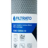 Filtrato CCBC-CERA10 0,2μm 10" Ανταλλακτικό Φίλτρο Συμπαγούς Ενεργού Άνθρακα Με Κεραμικό 