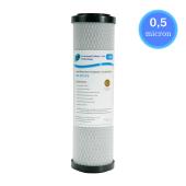 Φίλτρο Νερού Άνω Πάγκου Filtrato CHF14-EU Λευκό 10" Με Ανταλλακτικό Φίλτρο Ενεργού Άνθρακα Pure LRC 2510-P5 0,5μm
