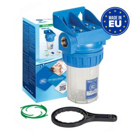 Φίλτρο Νερού Κεντρικής Παροχής 5" Aquafilter FHPR5-12 Παροχή 1/2" Με Ανταλ/κό Φίλτρο Πολυπροπυλενίου Aquafilter PP-5 20μm
