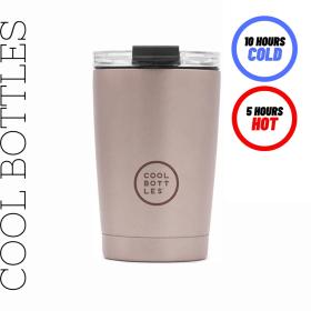 Ανοξείδωτο Ποτήρι – Θερμός Tumbler 330ml Cool Bottle Metallic Rose 