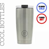 Ανοξείδωτο Ποτήρι – Θερμός Tumbler 550ml Cool Bottle Metallic Silver 