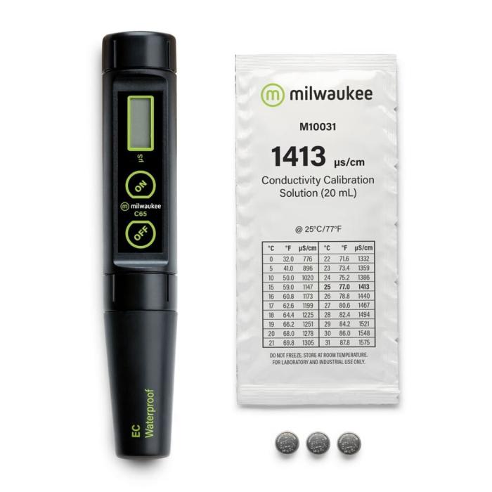 Milwaukee C65 Low Range Αγωγιμόμετρο (0 έως 1999 μS/cm)