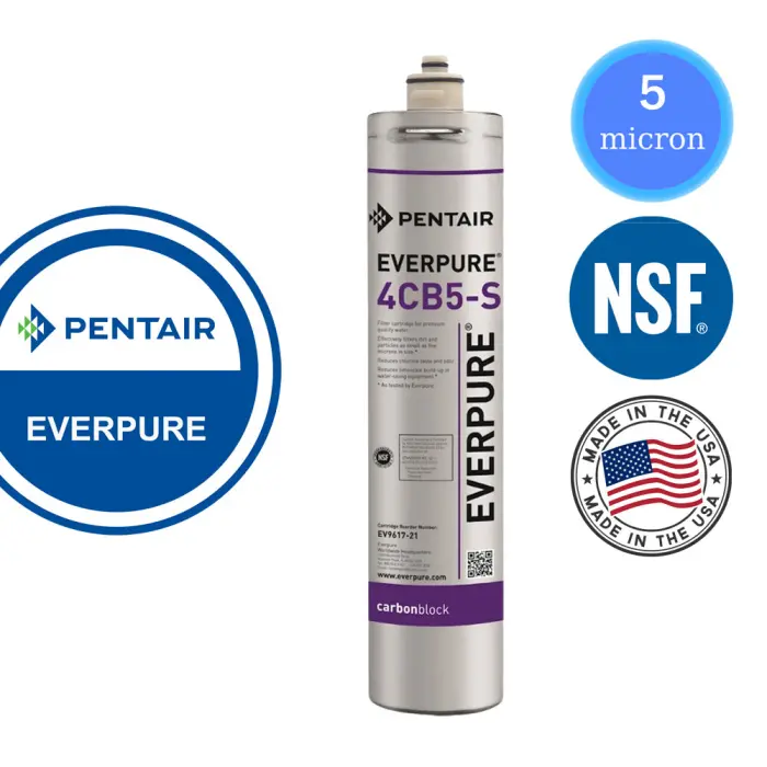 Replacement Filter Pentair Everpure 4CB5-S 5μm EV9617-21 - Filtrato