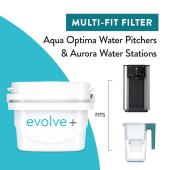 Ανταλλακτικά Φίλτρα Άνθρακα Evolve+ για Κανάτες Aqua Optima, Aquaphor και Brita Συσκευασία 3τμχ