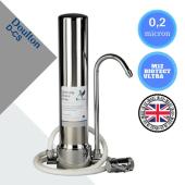 Doulton D-CS M12 Countertop Water Filter Stainless Steel with Replacement Doulton Biotect Ultra M12 0.2μm