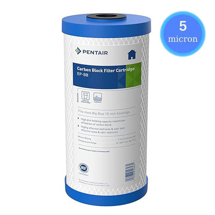 Pentair Pentek EP-BB (10" BigBlue) 5μm Ανταλλακτικό Φίλτρο Συμπαγούς Ενεργού Άνθρακα