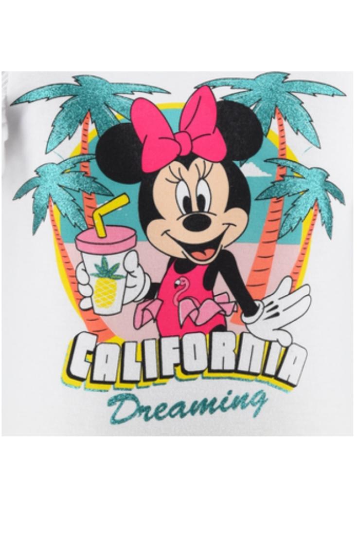 Σετ σορτς Minnie Mouse "Dreaming" κίτρινο