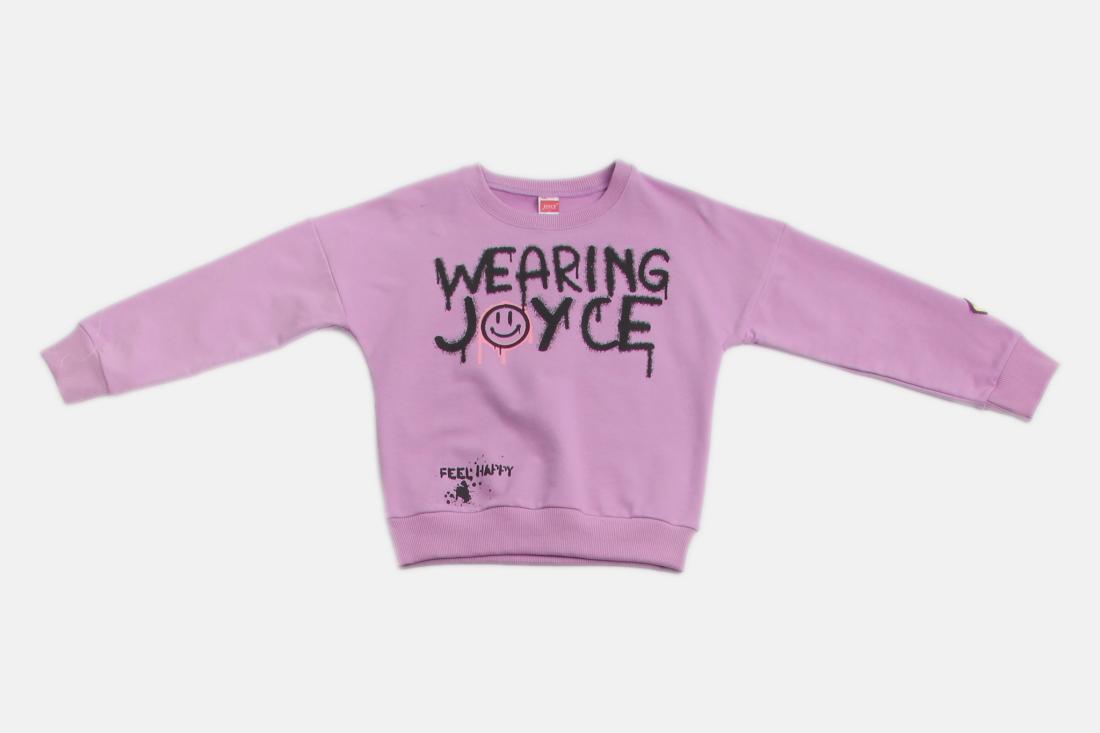 Σετ φόρμας εποχιακό "Wearing joyce" λιλά