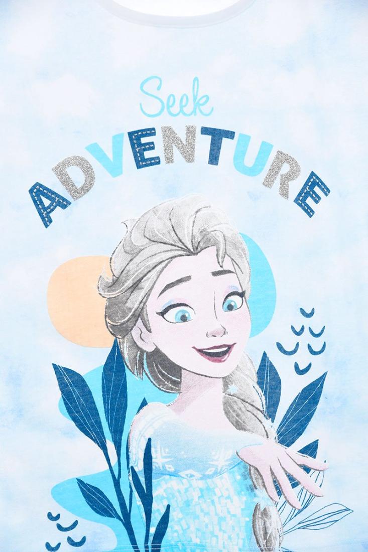 Μπλούζα Frozen "Adventure" γαλάζια