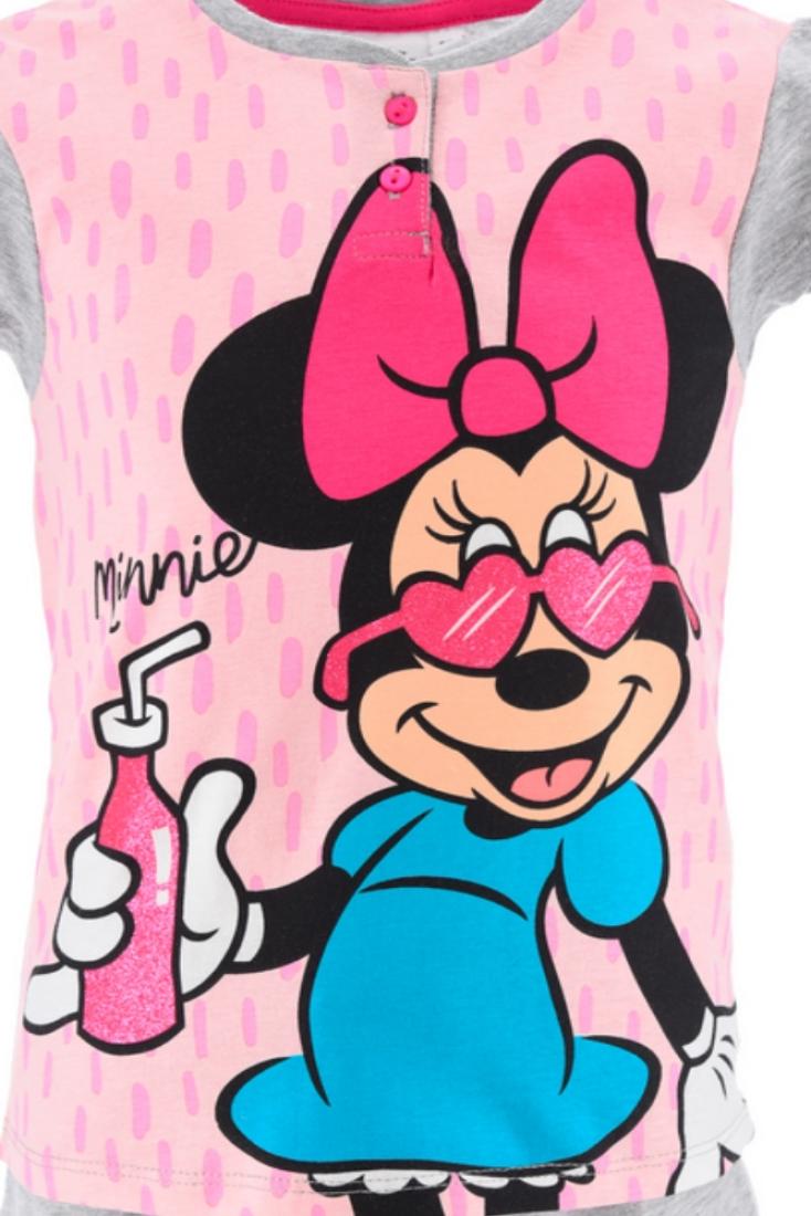 Πυτζάμα "Minnie Mouse" γκρι μελανζέ