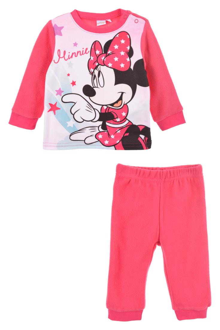 Πυτζάμα φλις Junior Minnie Mouse φούξια