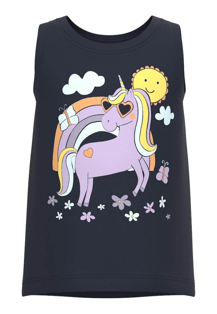 Μπλούζα "Sunny unicorn" μπλε