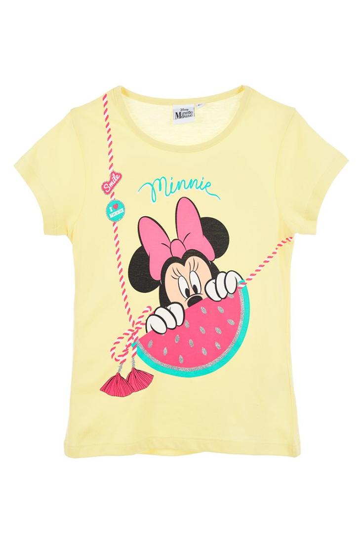 Μπλούζα Minnie Mouse "Smile" κίτρινη