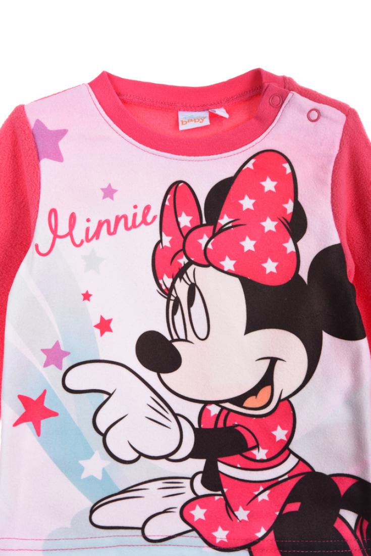 Πυτζάμα φλις Junior Minnie Mouse φούξια