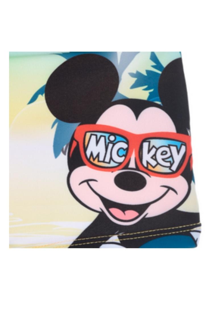 Μαγιό boxer "Mickey aloha" ώχρα