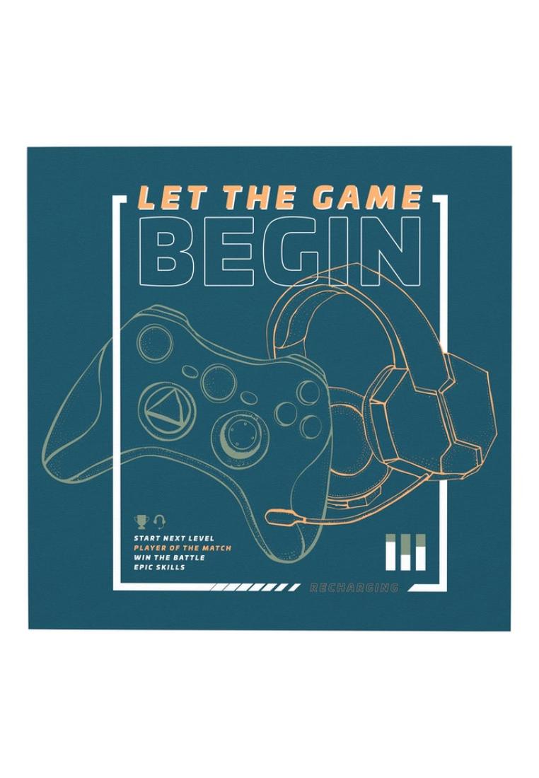 Πυτζάμα "Let the game begin" πετρόλ