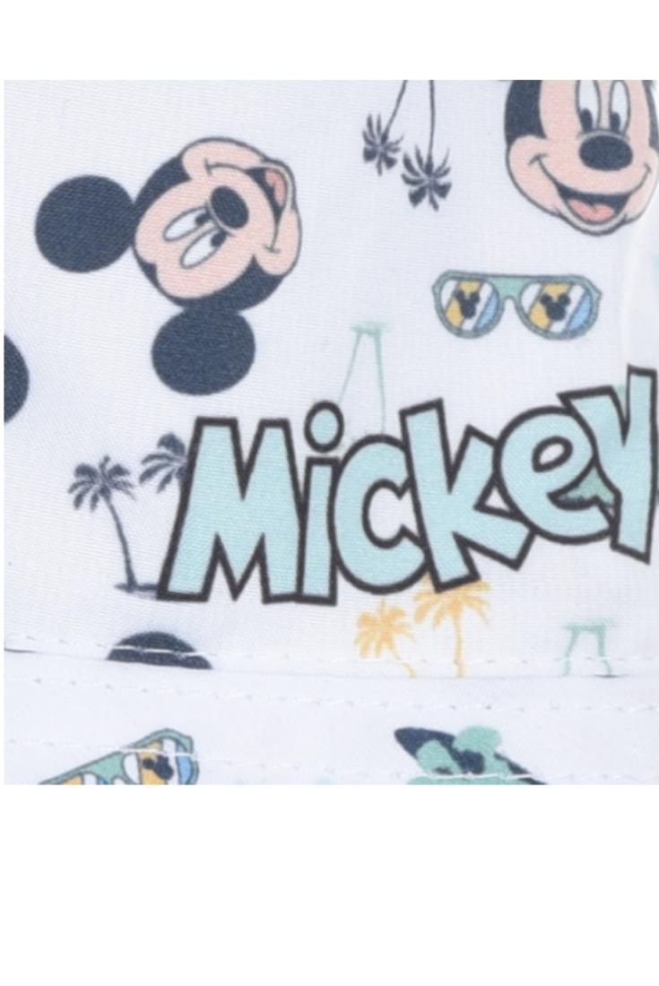 Στρογγυλό καπέλο "Mickey Mouse" λευκό