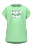 Μπλούζα "Enjoy life" λαχανί