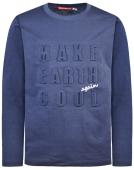 Μπλούζα "Make earth cool" μπλε