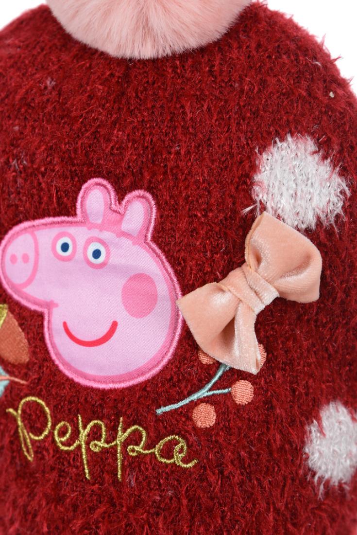 Σετ σκούφος με γάντια "Peppa pig" κόκκινο