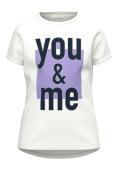 Μπλούζα "You & me" λευκή