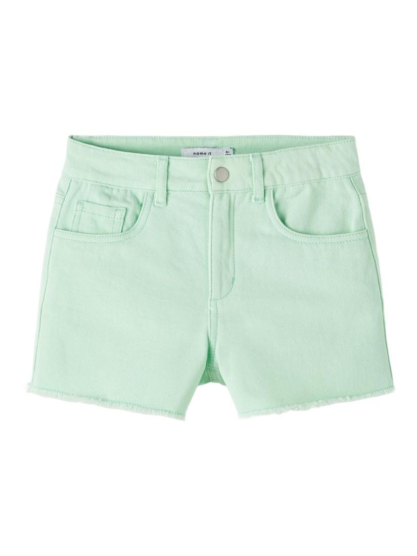 Σορτς τζιν "Mom Shorts" μέντα