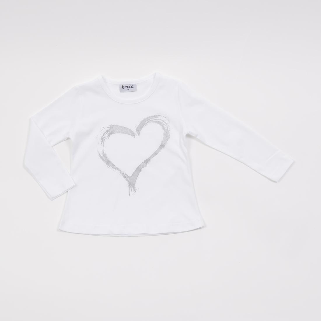 Μπλούζα "Heart" λευκή