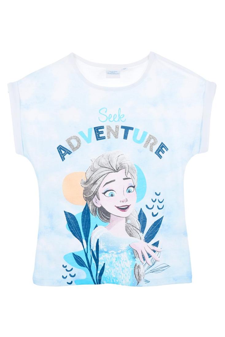 Μπλούζα Frozen "Adventure" γαλάζια