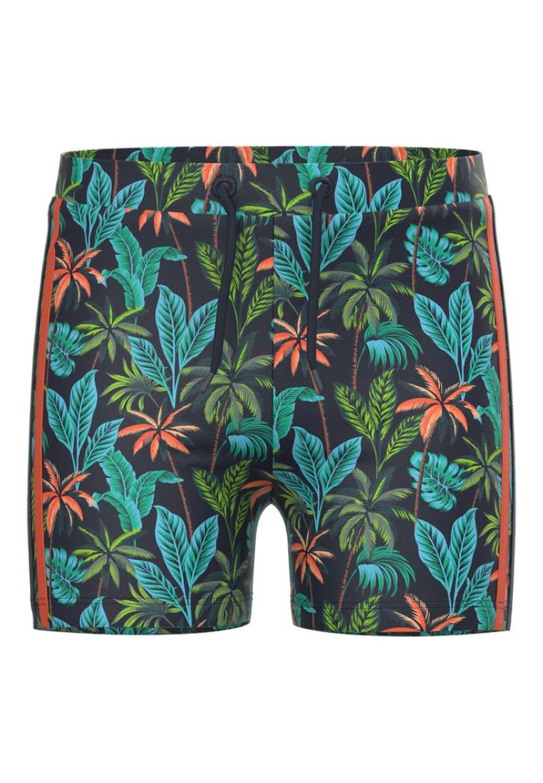 Μαγιό boxer "Tropical" μπλε