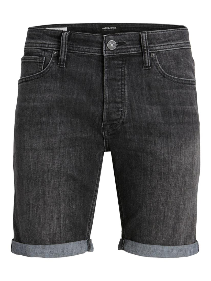 Βερμούδα τζιν "Rick Denim" μαύρη