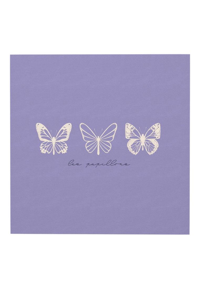 Πυτζάμα "Butterflies" λιλά