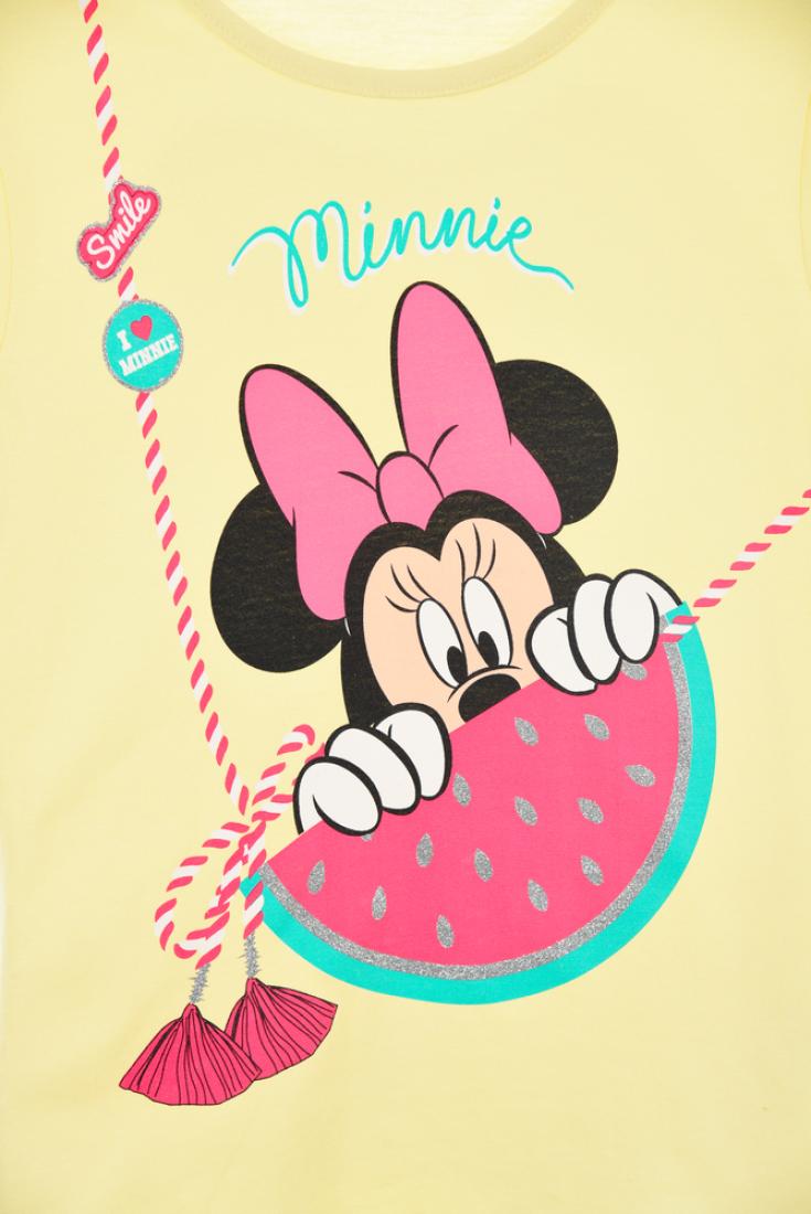 Μπλούζα Minnie Mouse "Smile" κίτρινη