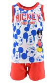Σετ σορτς μακό αγόρι "Mickey since 1928" λευκό-κόκκινο