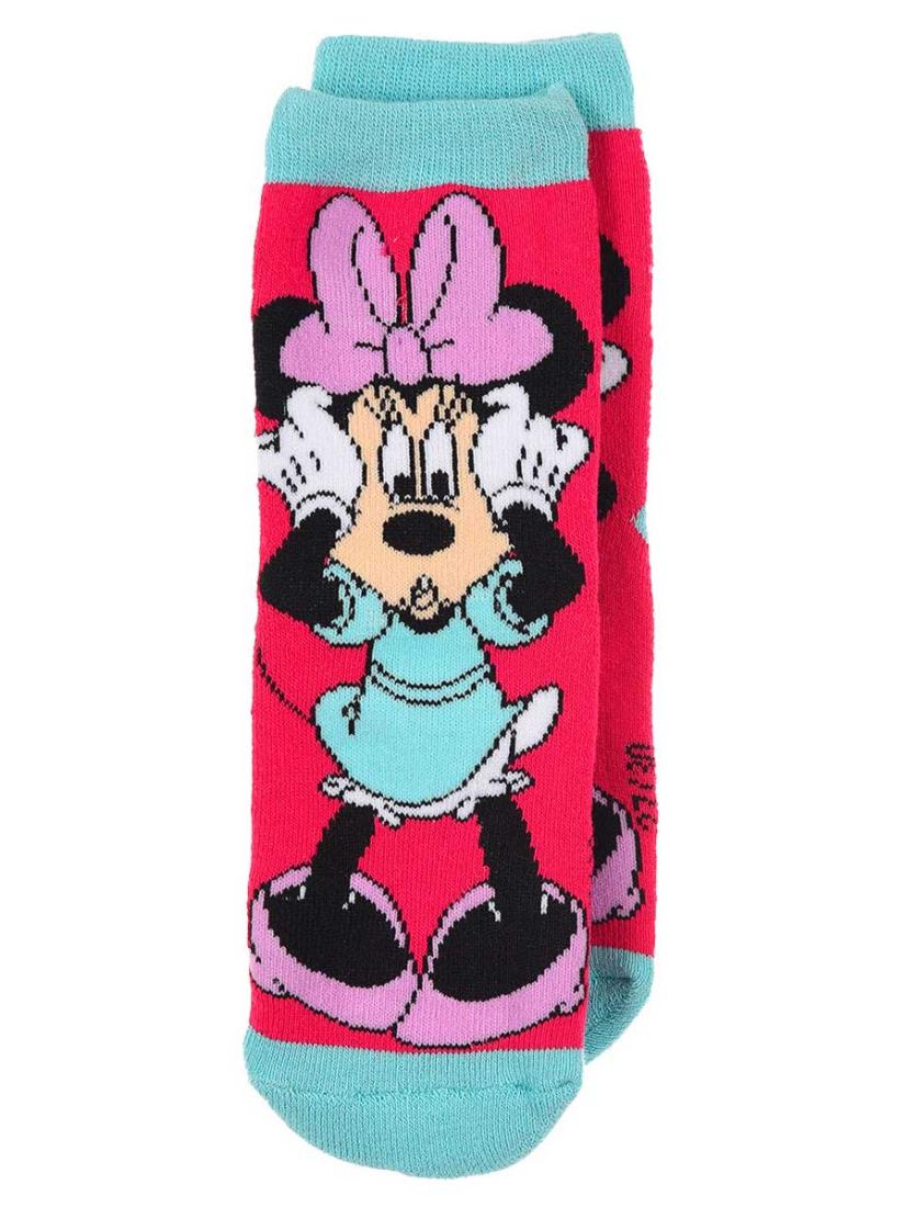 Αντιολισθητικές κάλτσες "Minnie mouse" φούξια