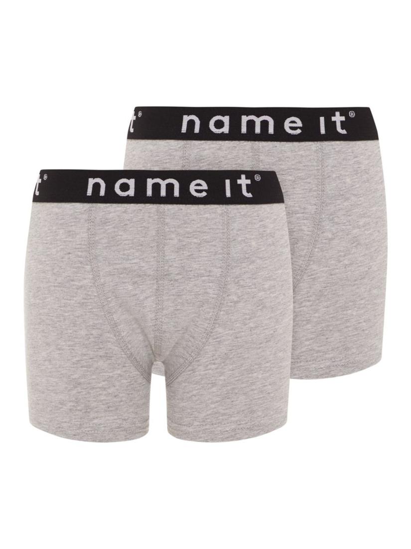 Σετ Boxer 2τμχ "name it" Μελανζέ οργανικό βαμβάκι