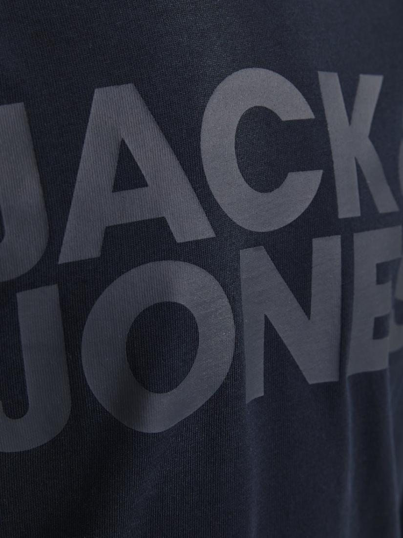 Μπλούζα μακρυμάνικη αγόρι "Jack & Jones" μπλε- Οργανικό βαμβάκι