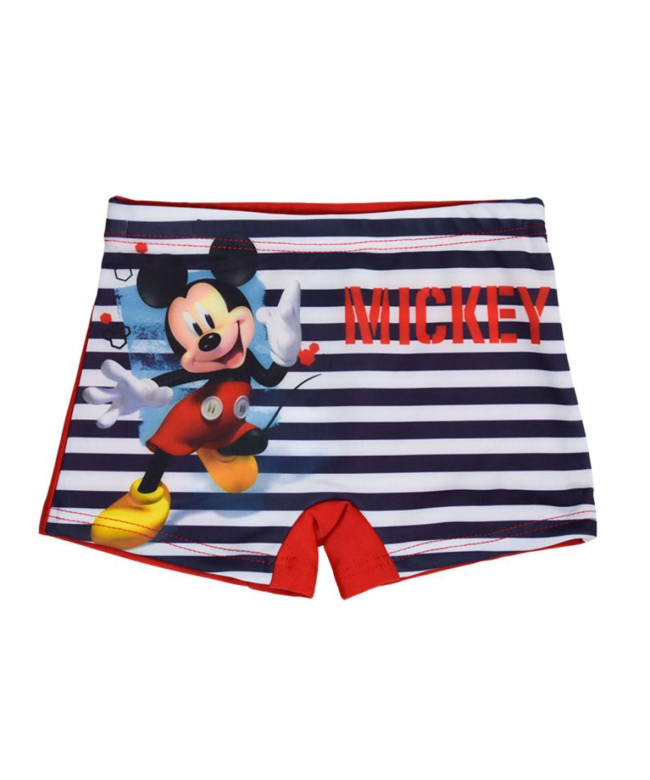 Μαγιό boxer "Mickey stripes" κόκκινο