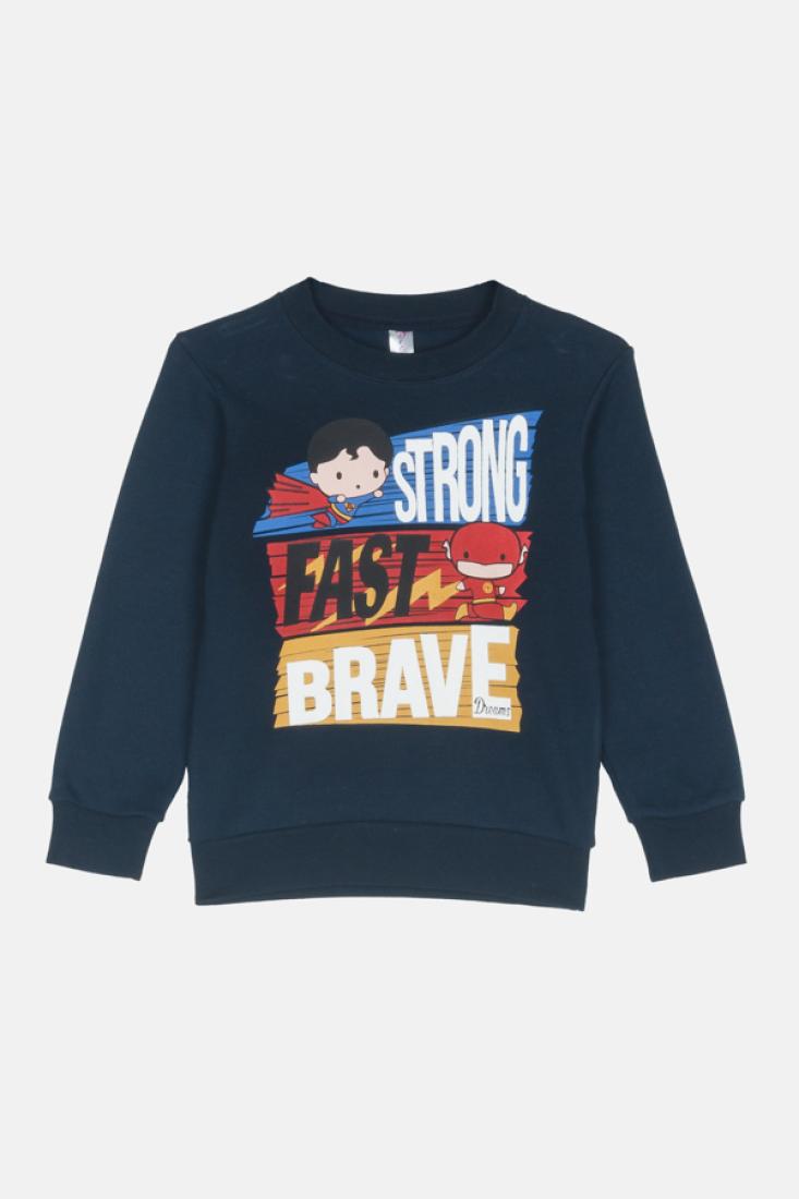 Πυτζάμα αγόρι "Strong brave" μπλε