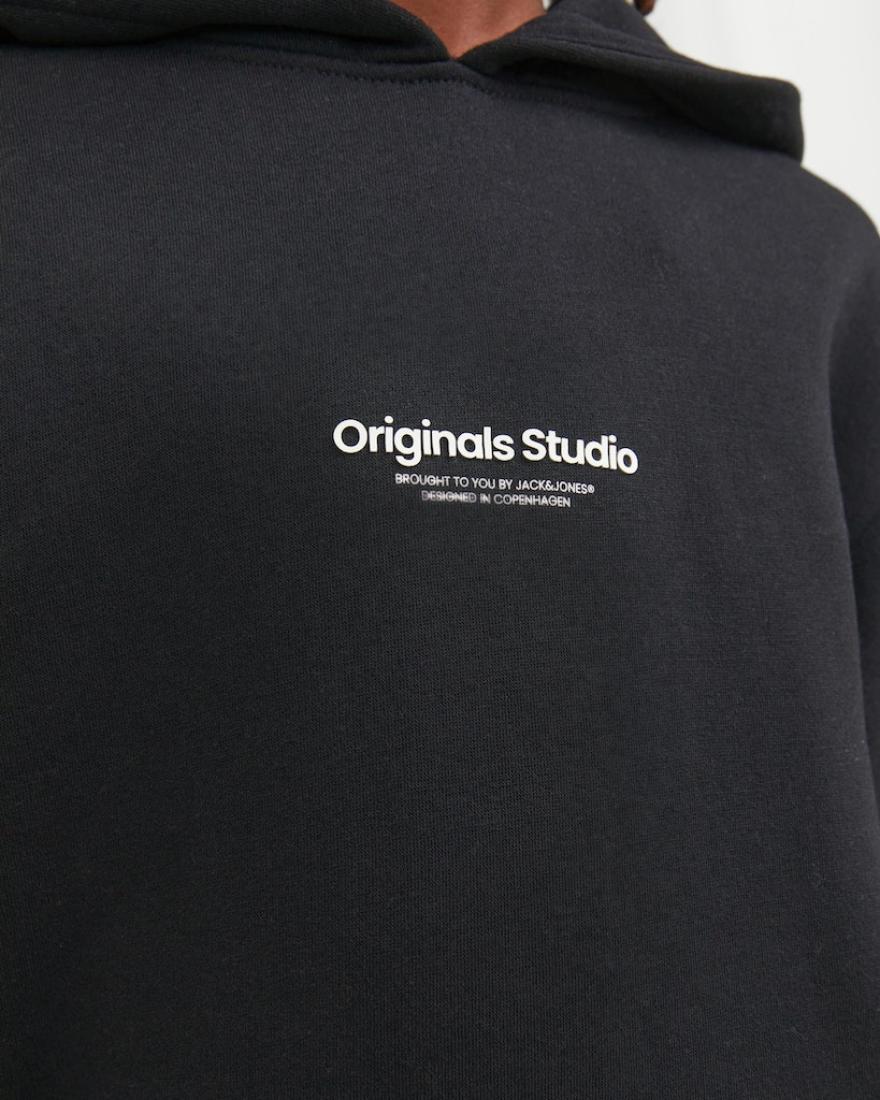 Μπλούζα φούτερ "Originals studio" μαύρη