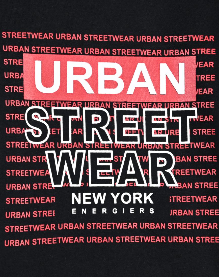 Μπλούζα "Urban street wear" μαύρη