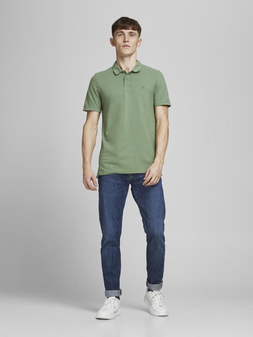 Μπλούζα polo κοντομάνικη ανδρική "Basic polo" iceberg green