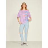 Μπλούζα oversize "Laguna Beach Call" λιλά