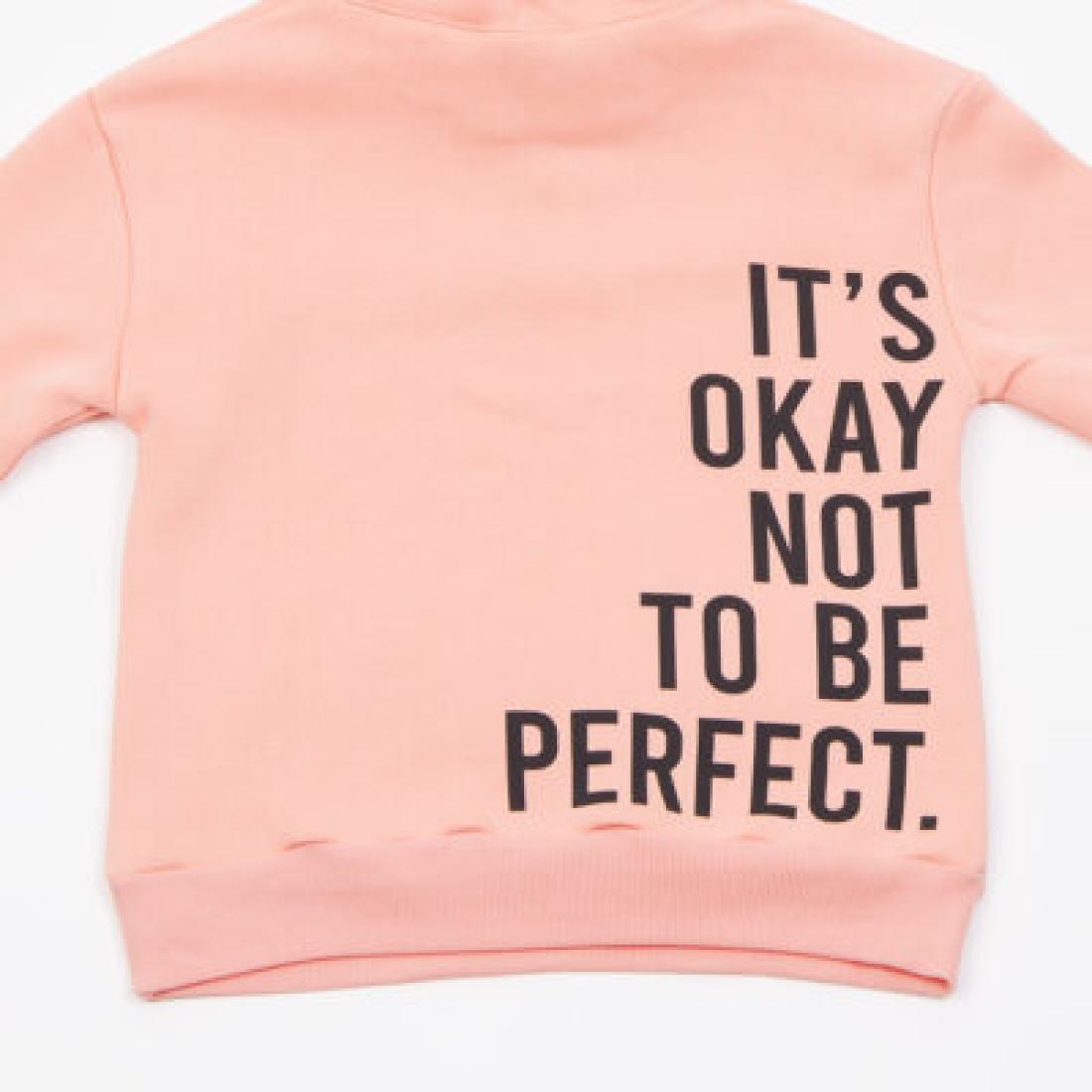 Σετ κολάν "It's ok to be perfect" κοραλί