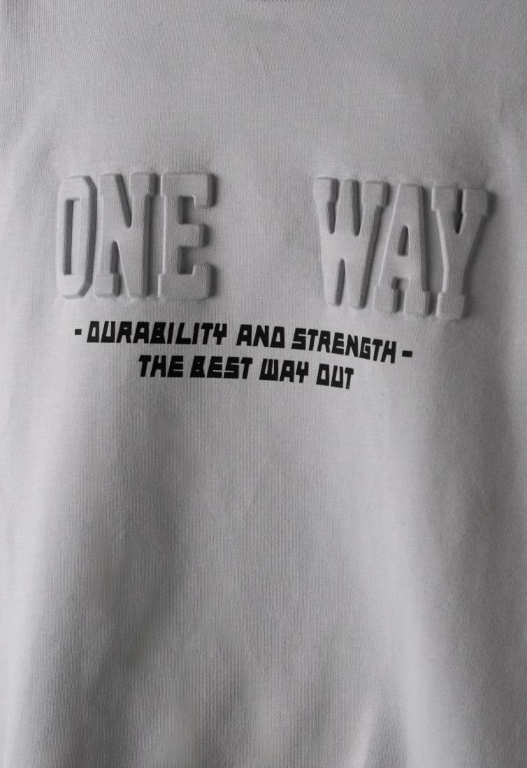 Μπλούζα εποχιακή αγόρι "One way" γκρι