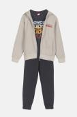 Σετ φόρμας αγόρι 3τμχ "Luxury kidswear" μπεζ