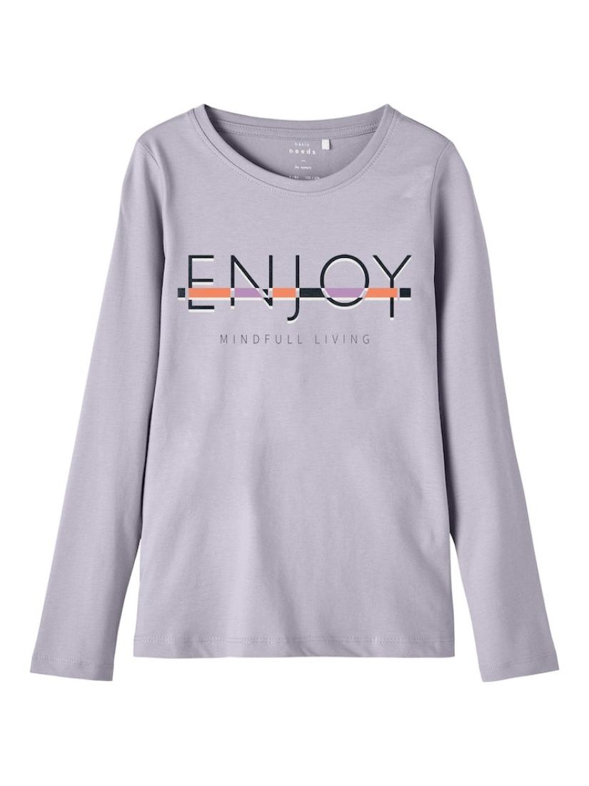 Μπλούζα "Enjoy" λιλά